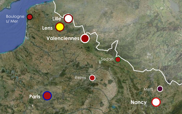 Géographie du football : La Ligue 1 française Géographie du football : La Ligue 1 française
