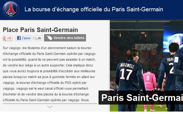 Quand le PSG encourage le marché noir Quand le PSG encourage le marché noir